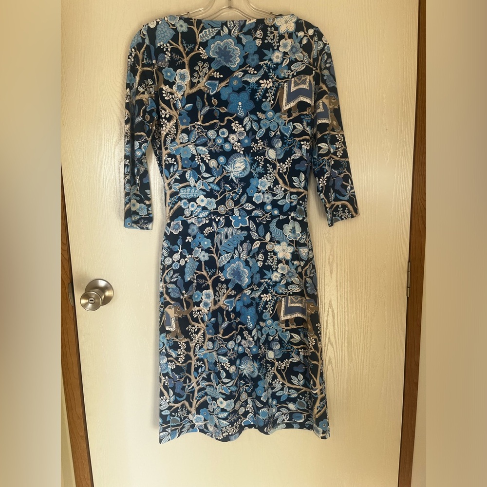 J. McLaughlin Marianne Floral Sucre Blossom Elephant Tie Waist Size Small - Picture 9 of 9